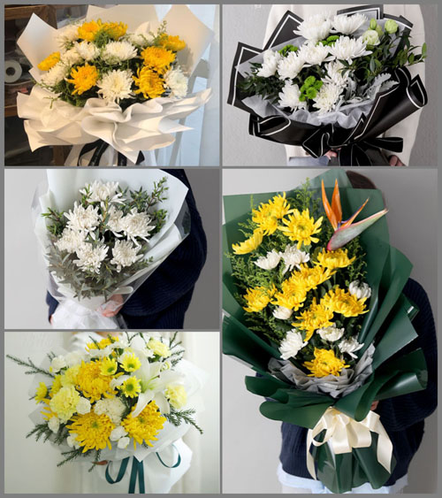 贵州毕节市大方县安乐乡岩脚村白事花束代送